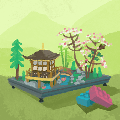 LEGO Tranquil Garden Creative Building Set: Japanese Zen Gardens