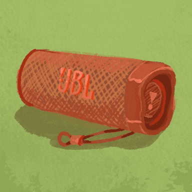 JBL Flip 6 - Portable Bluetooth Speaker: powerful sound and deep bass, IPX7 waterproof, 12 hours of playtime, JBL PartyBoost for multiple speaker pairing for home, outdoor and travel (Red)